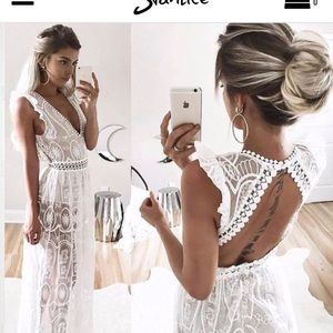 NWT Stanlice Maxi Dress/ Beach Cover Size Small